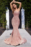 PORTIA AND SCARLETT PS21208 SEQUIN GOWN